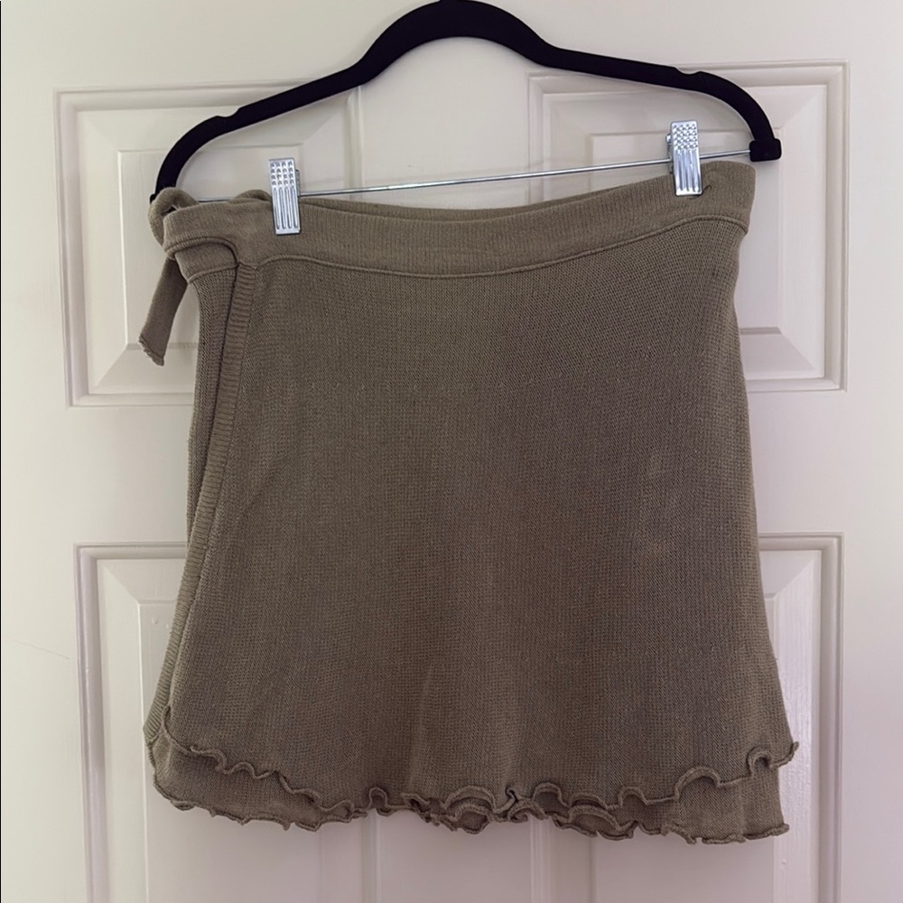 Free People wrap Knit Skirt